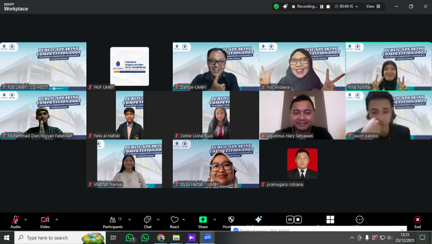 Asah Literasi di Era AI: UMBY Gelar Lomba Public Speaking Tingkat Nasional