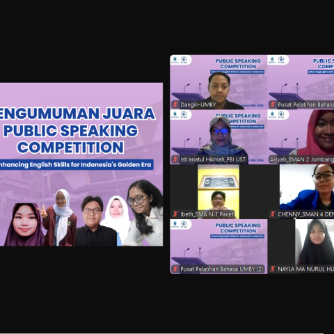 UMBY Sukses Gelar Lomba Public Speaking Nasional, Tingkatkan Kompetensi Bahasa Inggris Siswa