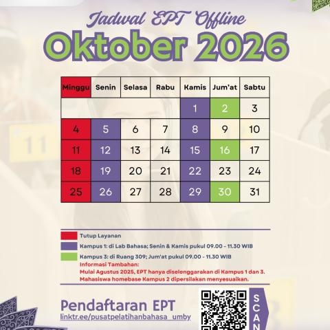 [JADWAL 𝙀𝙋𝙏 𝙊𝙛𝙛𝙡𝙞𝙣𝙚 OKTOBER 2026]