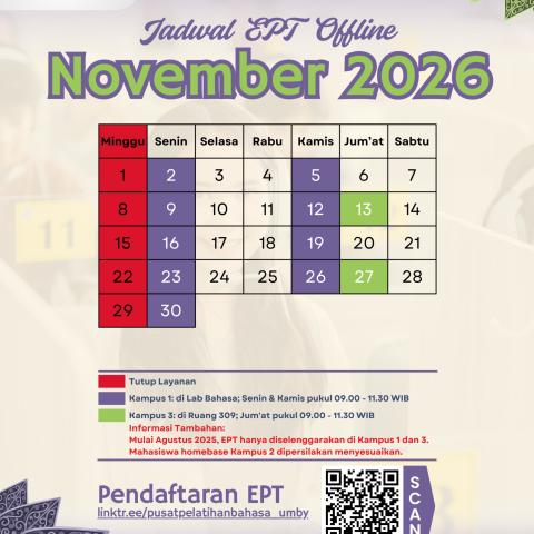 [JADWAL 𝙀𝙋𝙏 𝙊𝙛𝙛𝙡𝙞𝙣𝙚 NOVEMBER 2026]